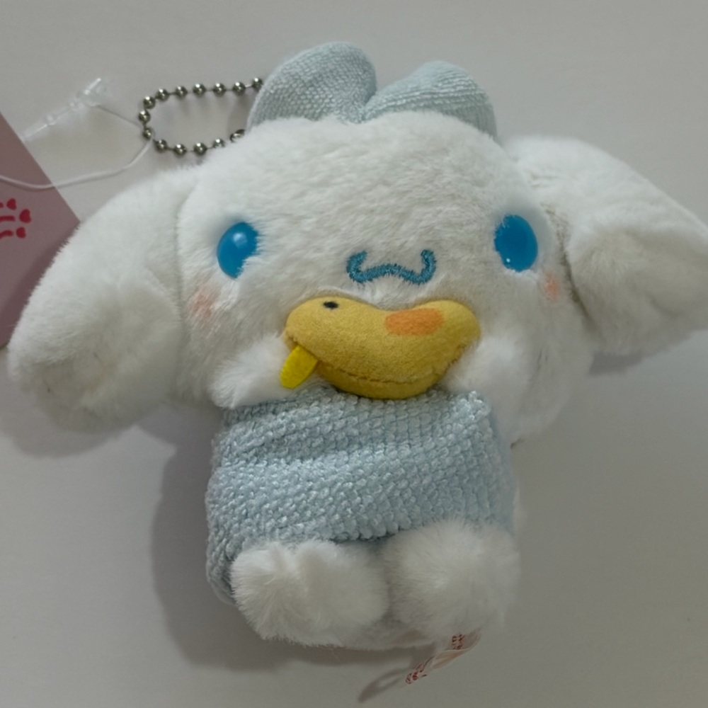 Sanrio Cinnamoroll Onsen Bath Plush Keychain/Charm